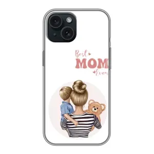 Чехлы для мамы на iPhone 15 (Мама и сын)