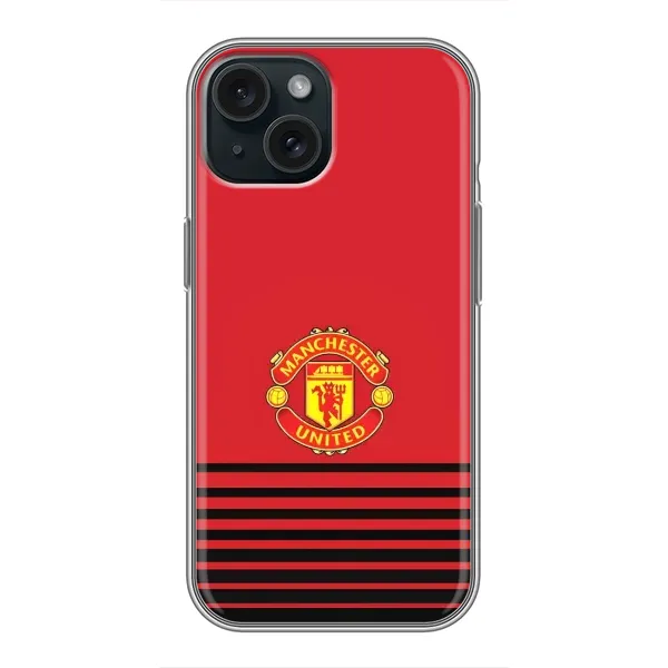 Чохол з принтом «manchester united» для iPhone 15