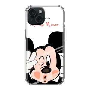 Міккі Маус чохол для iPhone 15 (AlphaPrint - Мультяшні)