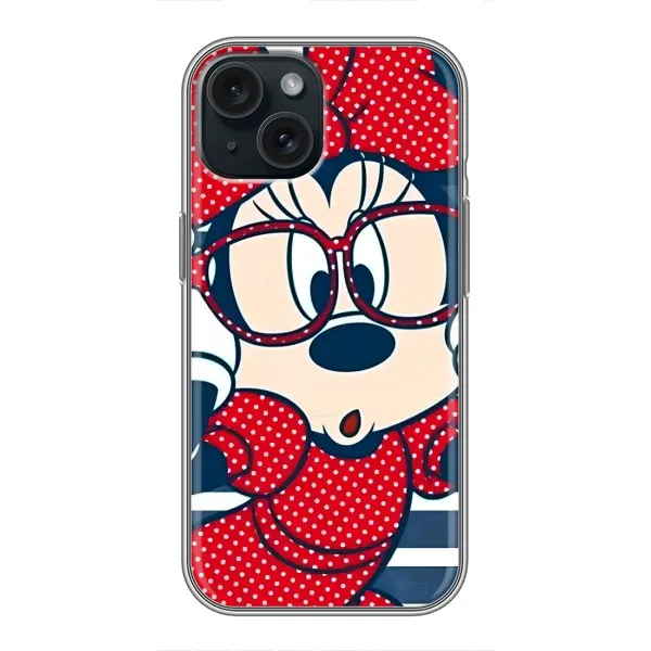 Чехол с принтом «Маус в очках» для iPhone 15 Чехол с принтом «Маус в очках» для iPhone 15