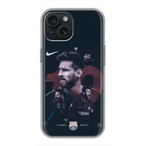 Чехлы Месси для iPhone 15 (AlphaPrint) (Месси 10)