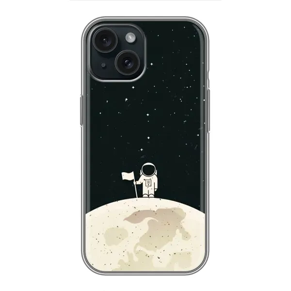 Чехол с принтом «На луне» для iPhone 15 Чехол с принтом «На луне» для iPhone 15