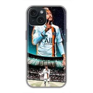 Чехол Неймар для iPhone 15 (AlphaPrint) (Неймар ПСЖ)