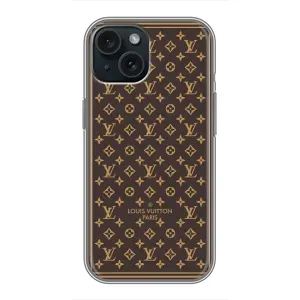 Чехлы Луи Витон для iPhone 15 (AlphaPrint - LOUIS VUITTON) (обои LV)