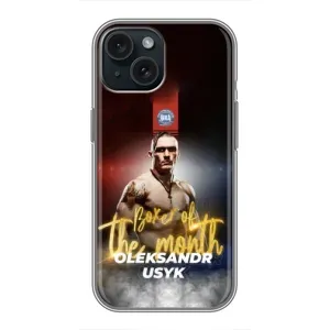 Чохол з картинкою Олександр Усик для iPhone 15 (Olexandr Usyk)