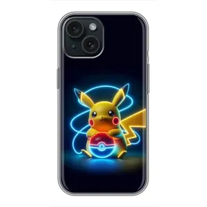 Чехол с Пикачу на iPhone 15 (Покемон)