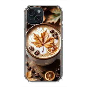 Чехол с принтом «Пряный кофе» для iPhone 15