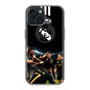 Чехол для iPhone 15 с принтом Реал Мадрид (ФК Реал Мадрид)