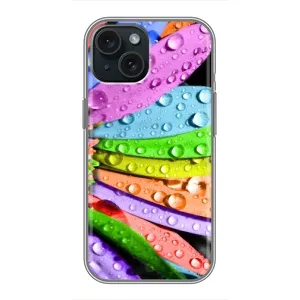 Чехлы (ART) Цветы на iPhone 15 (VPrint) (Семицветик)
