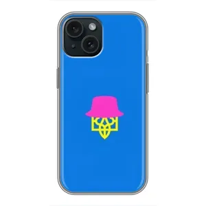 Чехлы для iPhone 15 Укр. Символика (AlphaPrint) (Шапка на гербу)