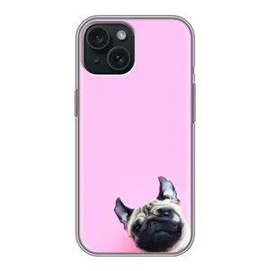 Чехлы с собаками для iPhone 15 (VPrint) (Смешная собака)