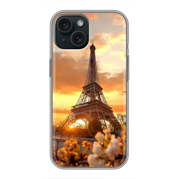 Чохол з принтом «Сонячня вежа» для iPhone 15