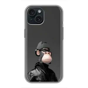 Чехлы с Обезьянами NFT для iPhone 15 (AlphaPrint) (стильная обезьяна NFT)