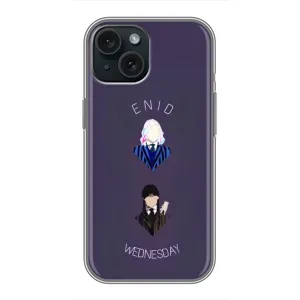 Чохли Венсдей на iPhone 15 Уенсдей (AlphaPrint) (Венздей і подруга)