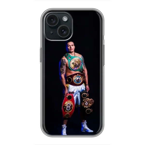 Чохол з принтом «Усик з поясами» для iPhone 15