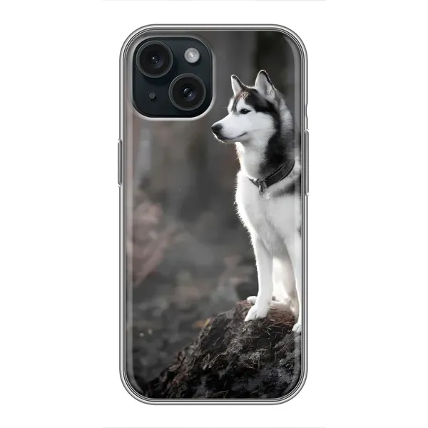 Чехол с принтом «Верный пес» для iPhone 15