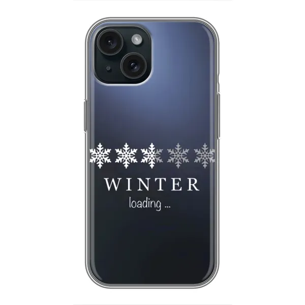 Чехол с принтом «Winter loading» для iPhone 15