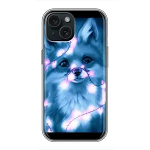 Чехлы с картинкой Лисички для iPhone 15 (VPrint) (Яркая лисичка)