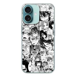 Чехлы Персонажи Аниме Наруто для iPhone 16 Plus (AlphaPrint) (Ahegao manga)