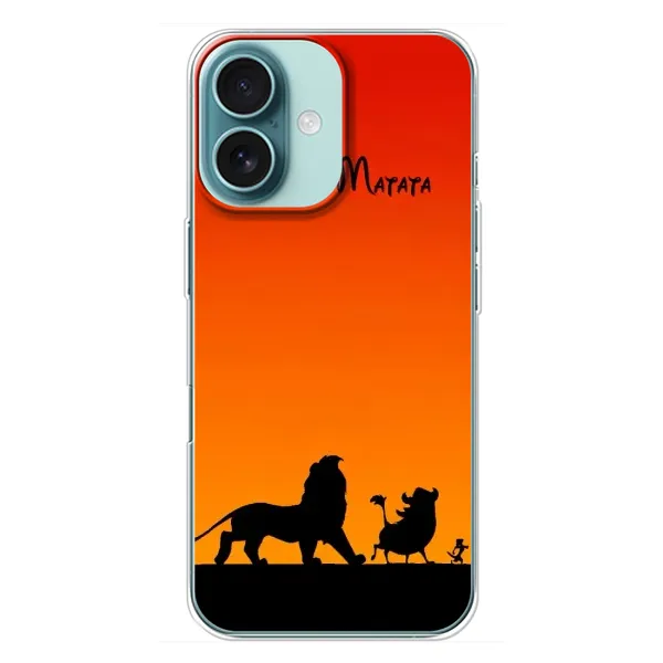 Чохол з принтом «Акуна Матата закат» для iPhone 16 Plus