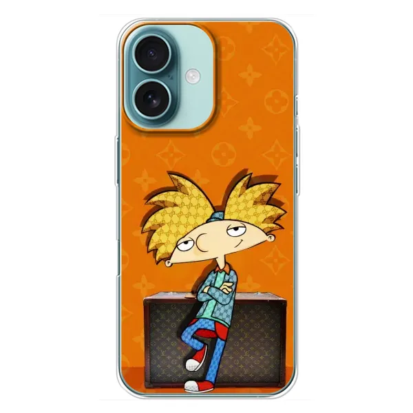 Чехол с принтом «Арнольд» для iPhone 16 Plus
