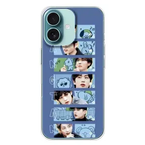 Чехлы BTS для iPhone 16 Plus (AlphaPrint) (Bangtan)