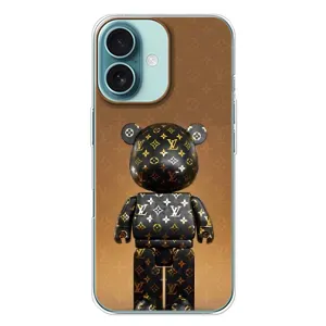 Чехлы для iPhone 16 Plus - Bearbrick Louis Vuitton (PREMIUMPrint) (Bearbrick)