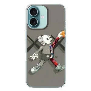 Чехлы для iPhone 16 Plus - Bearbrick Louis Vuitton (PREMIUMPrint) (Беарбрик Джордан)