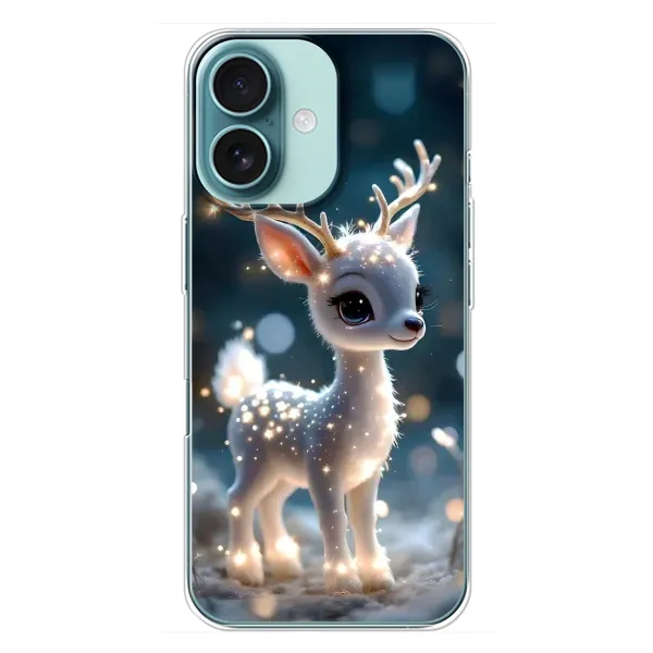 Чехол с принтом «Блестящий олененок» для iPhone 16 Plus