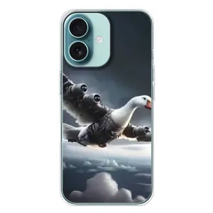 Чохол з мемом Тралалело тралала на iPhone 16 Plus (Бомбардіні гусіні)