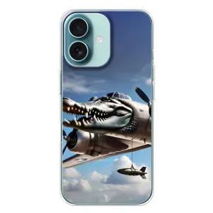 Чохол з мемом Тралалело тралала на iPhone 16 Plus (Бомбардіро крокоділо)