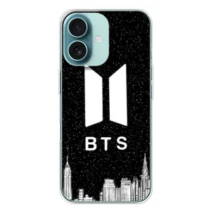 Чехлы BTS для iPhone 16 Plus (AlphaPrint) (БТС Лого)