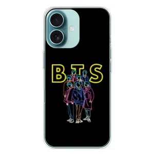 Чехлы BTS для iPhone 16 Plus (AlphaPrint) (BTS стайл)