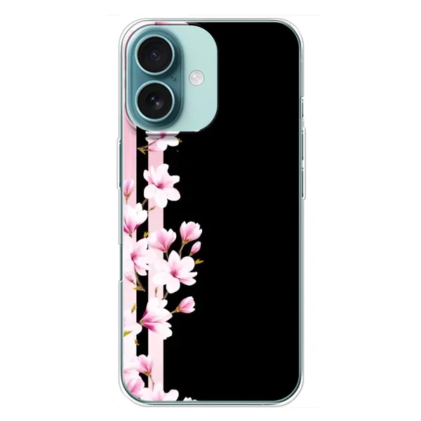 Чохол з принтом «Квіточки» для iPhone 16 Plus
