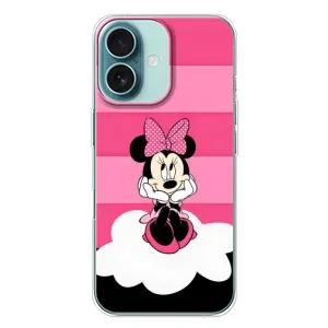 Эксклюзивный чехол для iPhone 16 Plus (AlphaPrint - Мультяшные) (Девочка Maus)