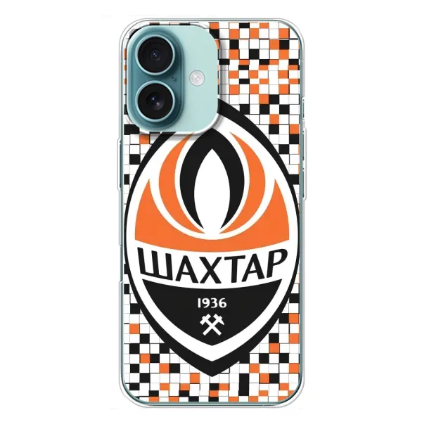 Чохол з принтом «ФК Шахтер» для iPhone 16 Plus