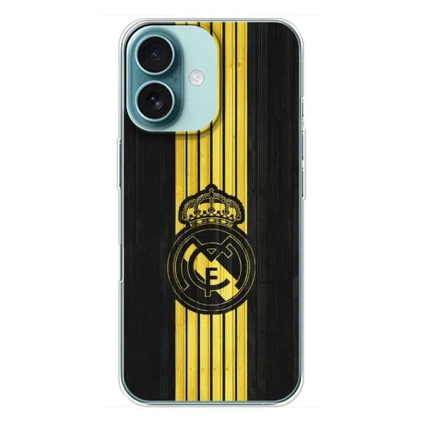 Чохол з принтом «фон Реал Мадрид» для iPhone 16 Plus Чохол з принтом «фон Реал Мадрид» для iPhone 16 Plus