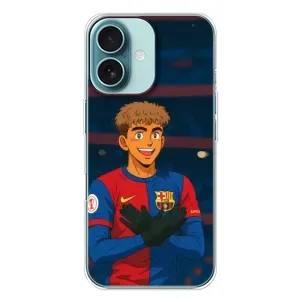 Чохол з футболістом Ламін Ямаль iPhone 16 Plus (Футболіст Ямаль)