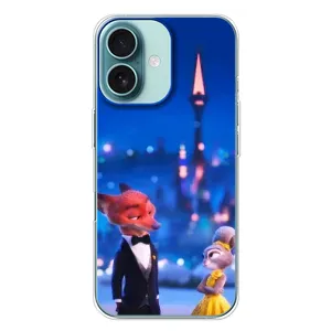 Чохол Зоотрополіс на iPhone 16 Plus (Романтичний вечір Зоотрополіс)