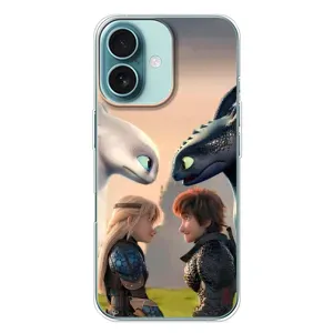 Чохол як приборкати дракона на iPhone 16 Plus (Гикавка і Астрід)