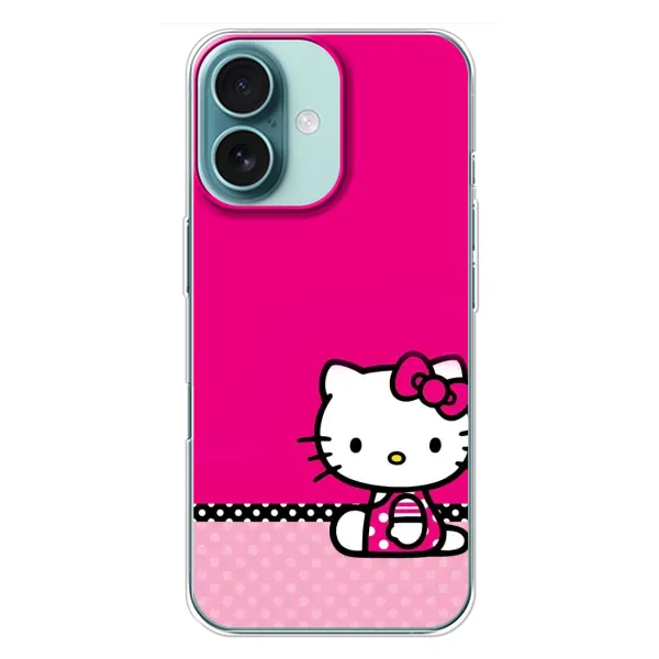 Чохол з принтом «Girl KITTY» для iPhone 16 Plus