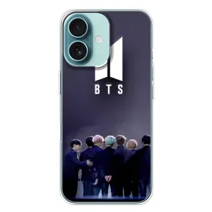 Чехлы BTS для iPhone 16 Plus (AlphaPrint) (Группа BTS)