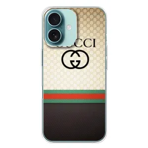 Чехлы ГУЧЧИ для Айфон 16 Плюс (AlphaPrint) (GUCCI стиль)