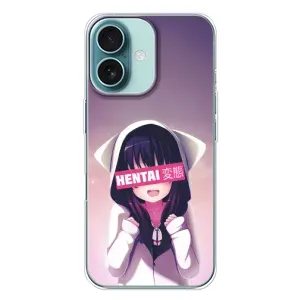 Чехлы Персонажи Аниме Наруто для iPhone 16 Plus (AlphaPrint) (Hentai chan)