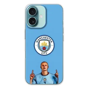 Чехлы с футболистом Ерлинг Холанд для iPhone 16 Plus (AlphaPrint) (Холанд Манчестер Сити)