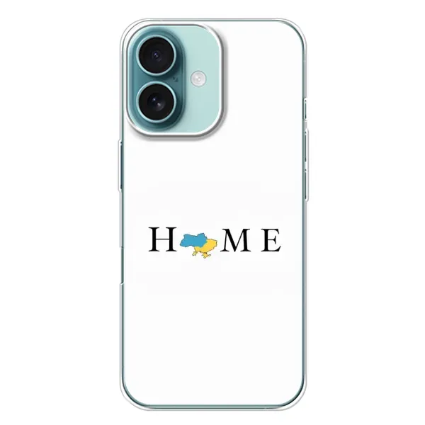 Чохол з принтом «Home» для iPhone 16 Plus