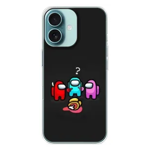 Чехол Амонг Ас для iPhone 16 Plus (AlphaPrint) (Импостер)