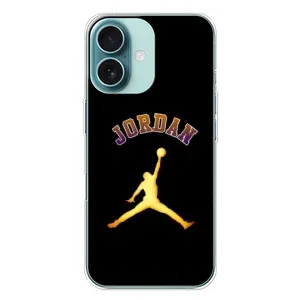 Чехлы для iPhone 16 Plus - с картинкой JORDAN (AlphaPrint) (Jordan Gold)