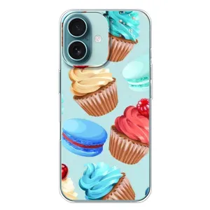 Чехлы с Фруктами для iPhone 16 Plus (VPrint) (Кексики)