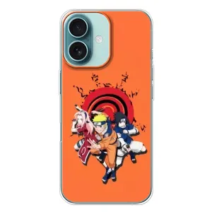 Naruto Anime Чехлы для Айфон 16 Плюс (AlphaPrint) (команда Наруто)